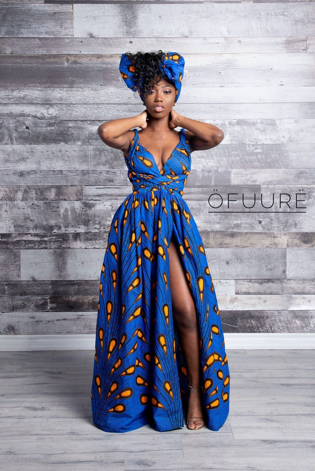 BELLA African print Maxi Infinity dress OFUURE