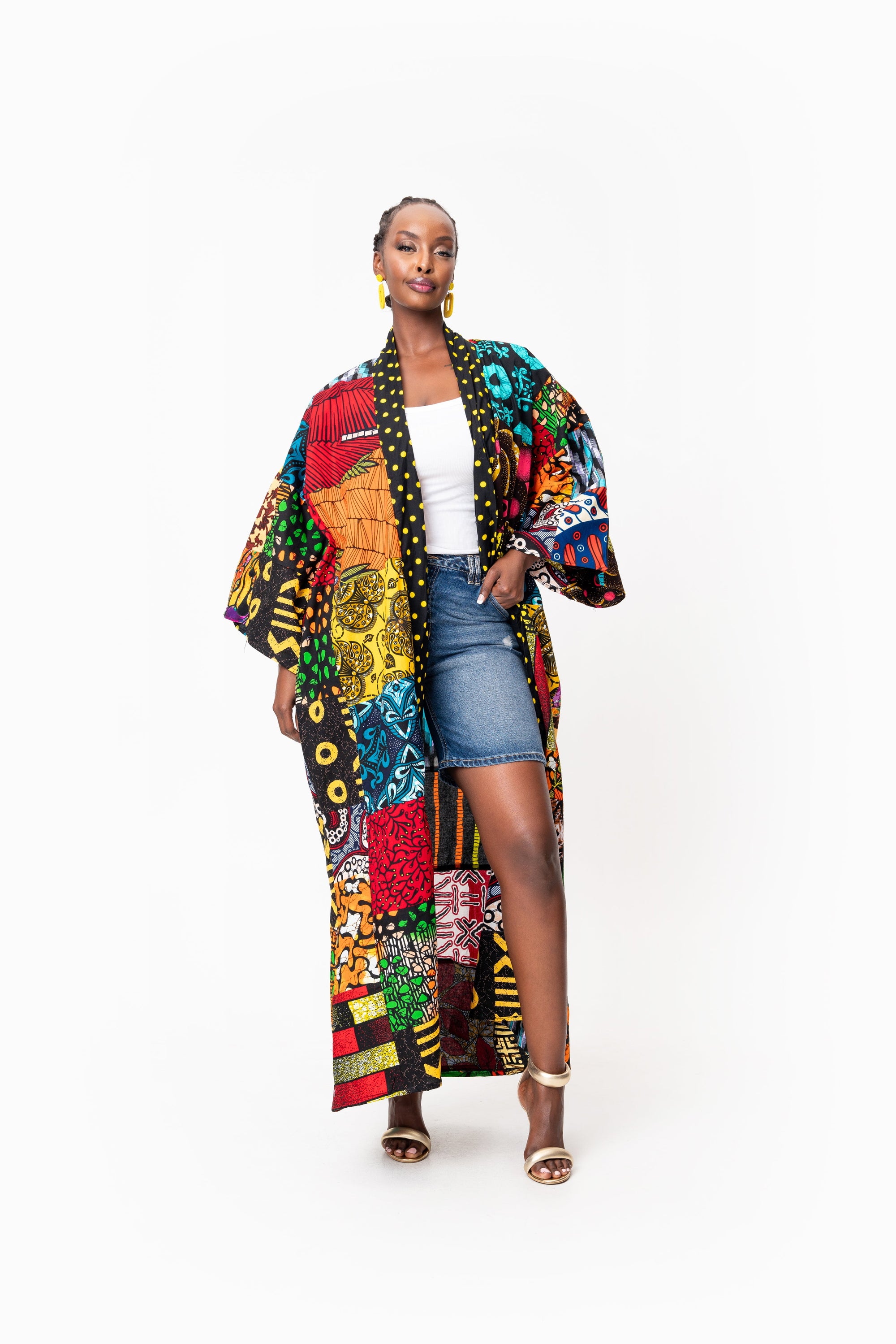 AFRICAN PRINT KIMONO