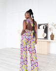 POSI African print infinity jumpsuit (3 LENGTH)