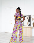 POSI African print infinity jumpsuit (3 LENGTH)