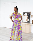 POSI African print infinity jumpsuit (3 LENGTH)