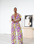 POSI African print infinity jumpsuit (3 LENGTH)