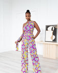 POSI African print infinity jumpsuit (3 LENGTH)