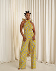 LILY African print infinity jumpsuit (3 LENGTH)