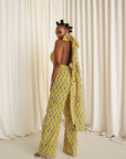 LILY African print infinity jumpsuit (3 LENGTH)