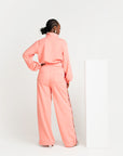 CORAL QUEEN Plush fleece JOGGER Set