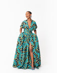 BADE African print Maxi Infinity dress