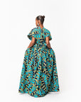 BADE African print Maxi Infinity dress