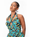 BADE African print Maxi Infinity dress