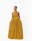 TOYO African print Maxi Infinity dress