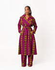 WUNMI African Print Trench Jacket