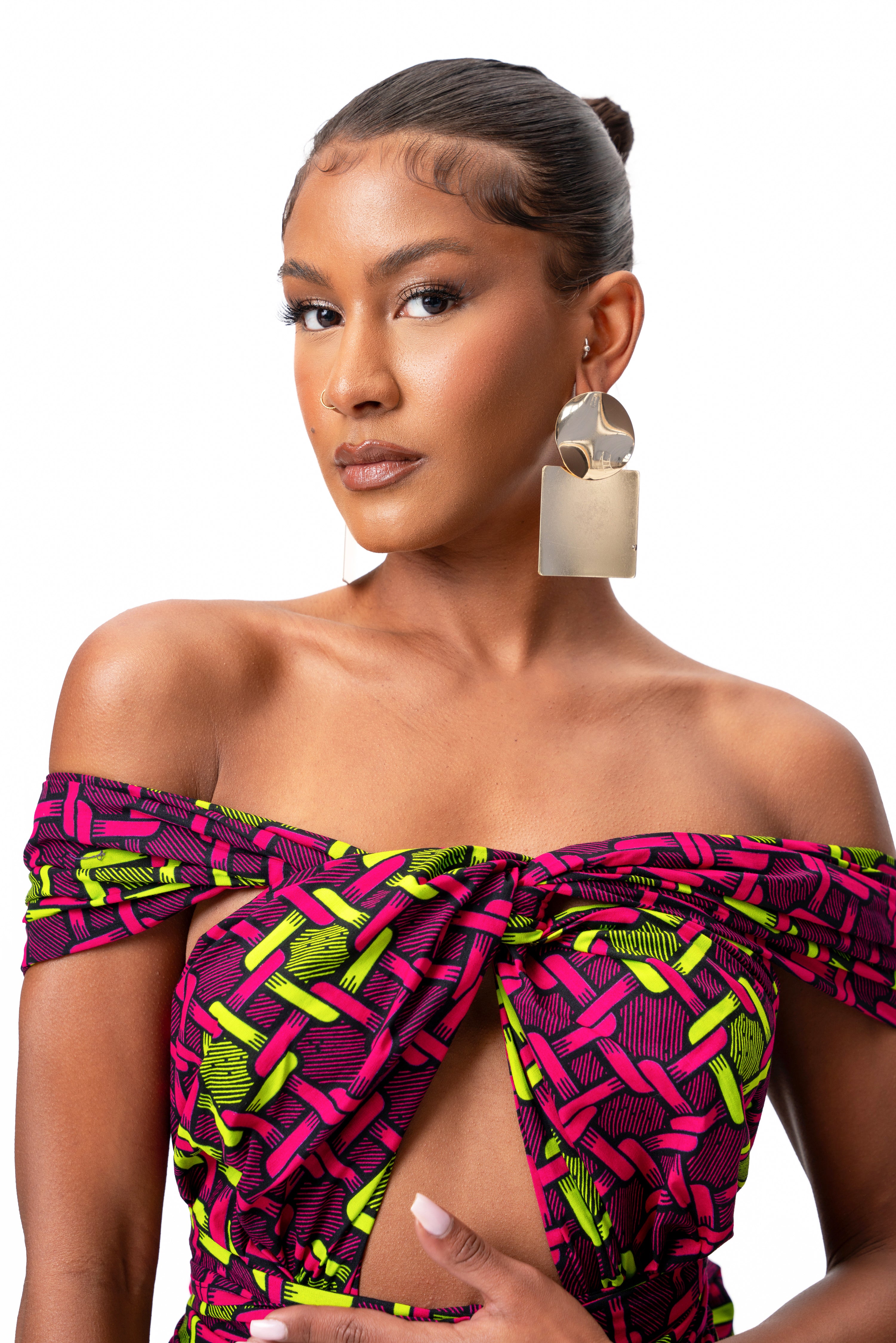 WUNMI African print Maxi Infinity dress