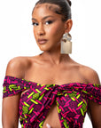 WUNMI African print Maxi Infinity dress