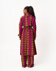 WUNMI African Print Trench Jacket