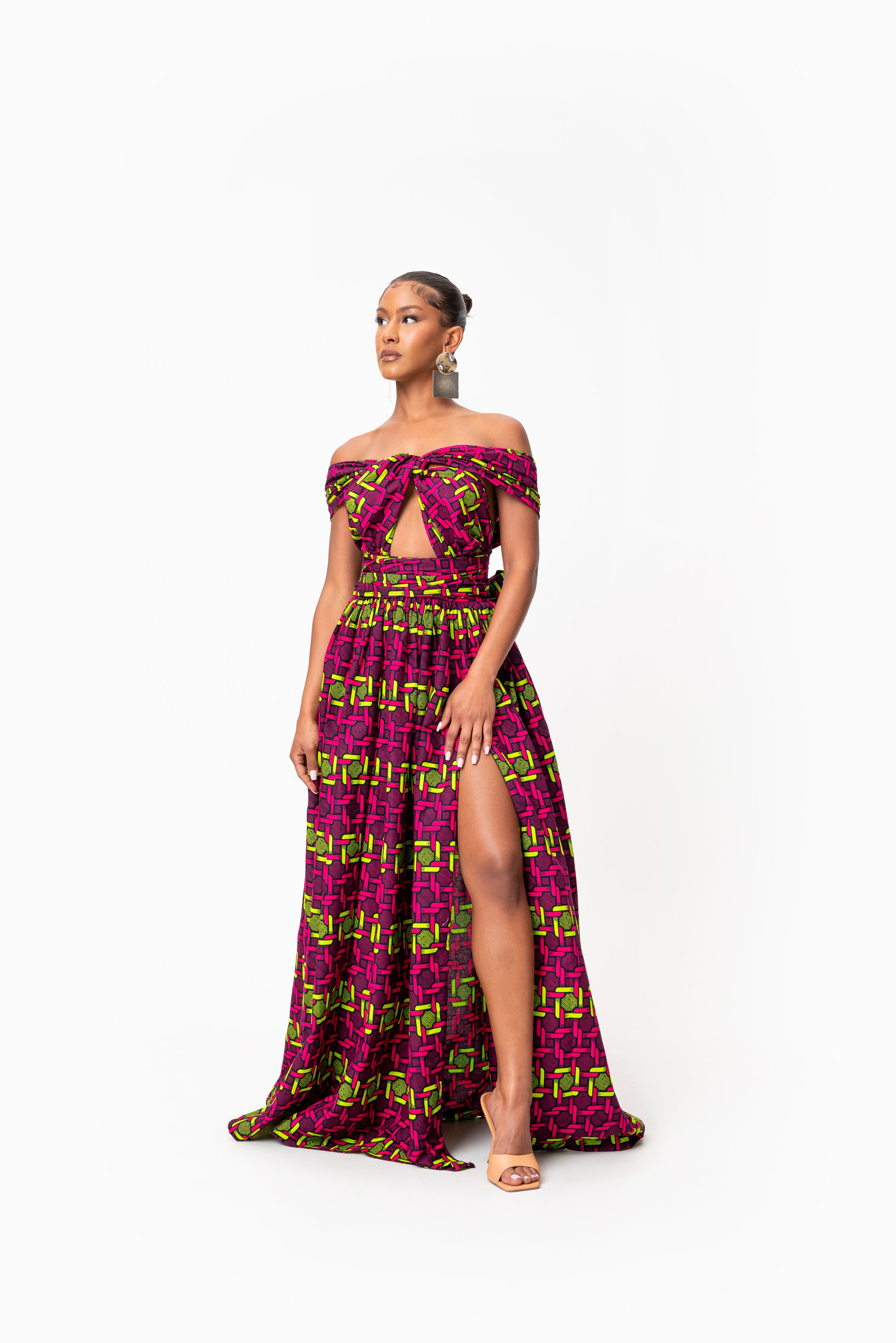 WUNMI African print Maxi Infinity dress