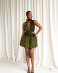 OGE African Print Infinity Romper