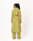 LILY African Print Trench Jacket