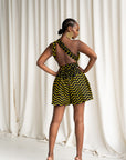 OGE African Print Infinity Romper