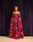 ESE African print Maxi Infinity dress