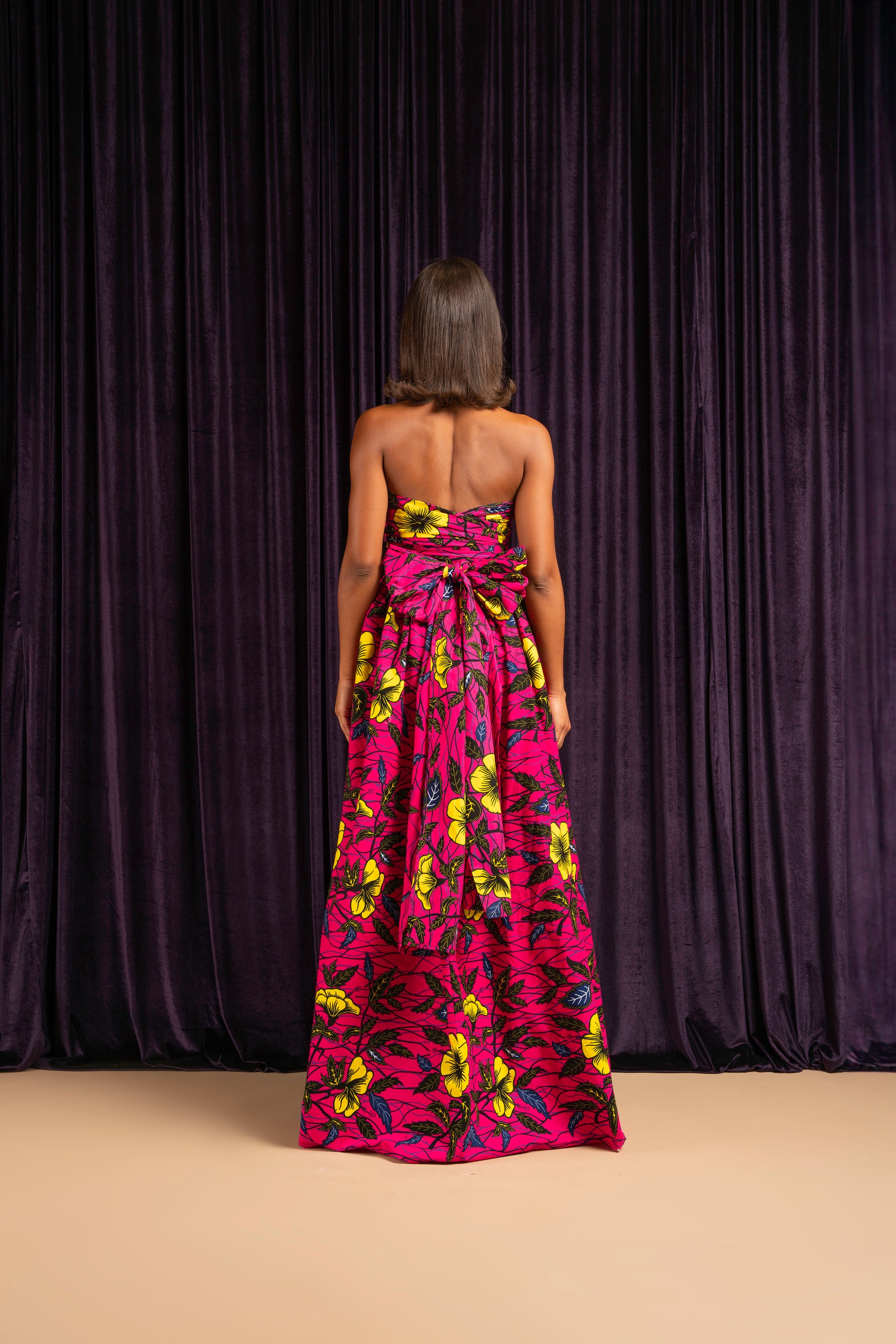 ESE African print Maxi Infinity dress