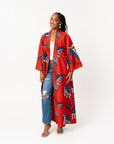 TALIA African Print Kimono