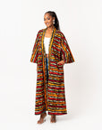 TOSAN African Print Kimono