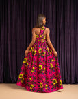 ESE African print Maxi Infinity dress