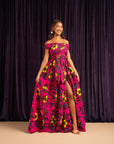 ESE African print Maxi Infinity dress