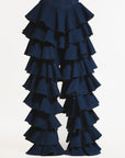 Denim DARIA Ruffle Pants