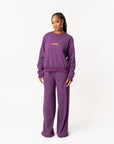 PURPLE QUEEN Plush fleece Sweatshirt