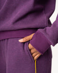 PURPLE QUEEN Plush fleece Sweatshirt