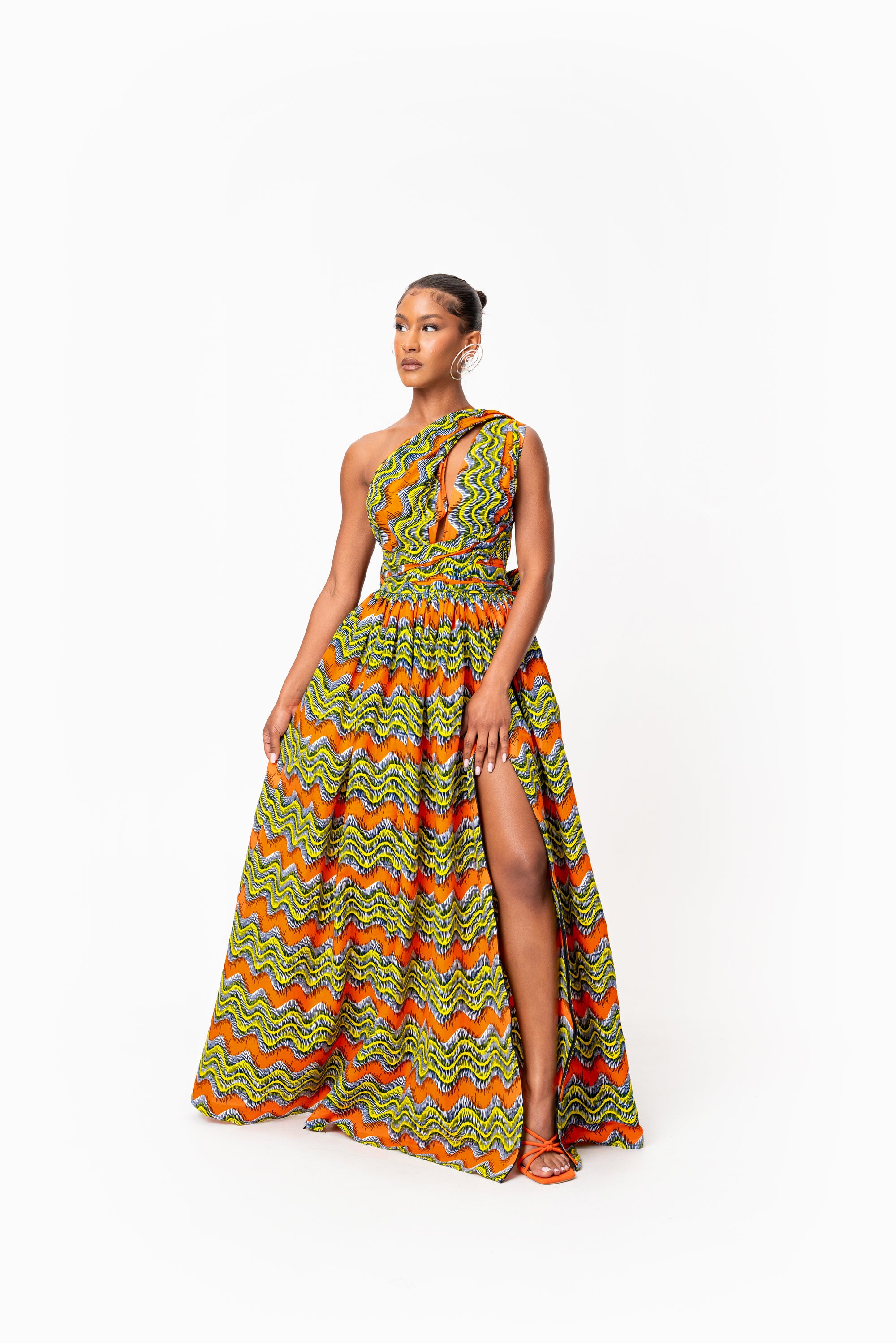 TANI African print Maxi Infinity dress