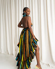 DELE African Print Hi-low Infinity Dress