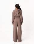 ASH BROWN Plush fleece Sweatpants