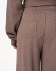 ASH BROWN Plush fleece Sweatpants