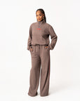 ASH BROWN QUEEN Plush fleece Pullover