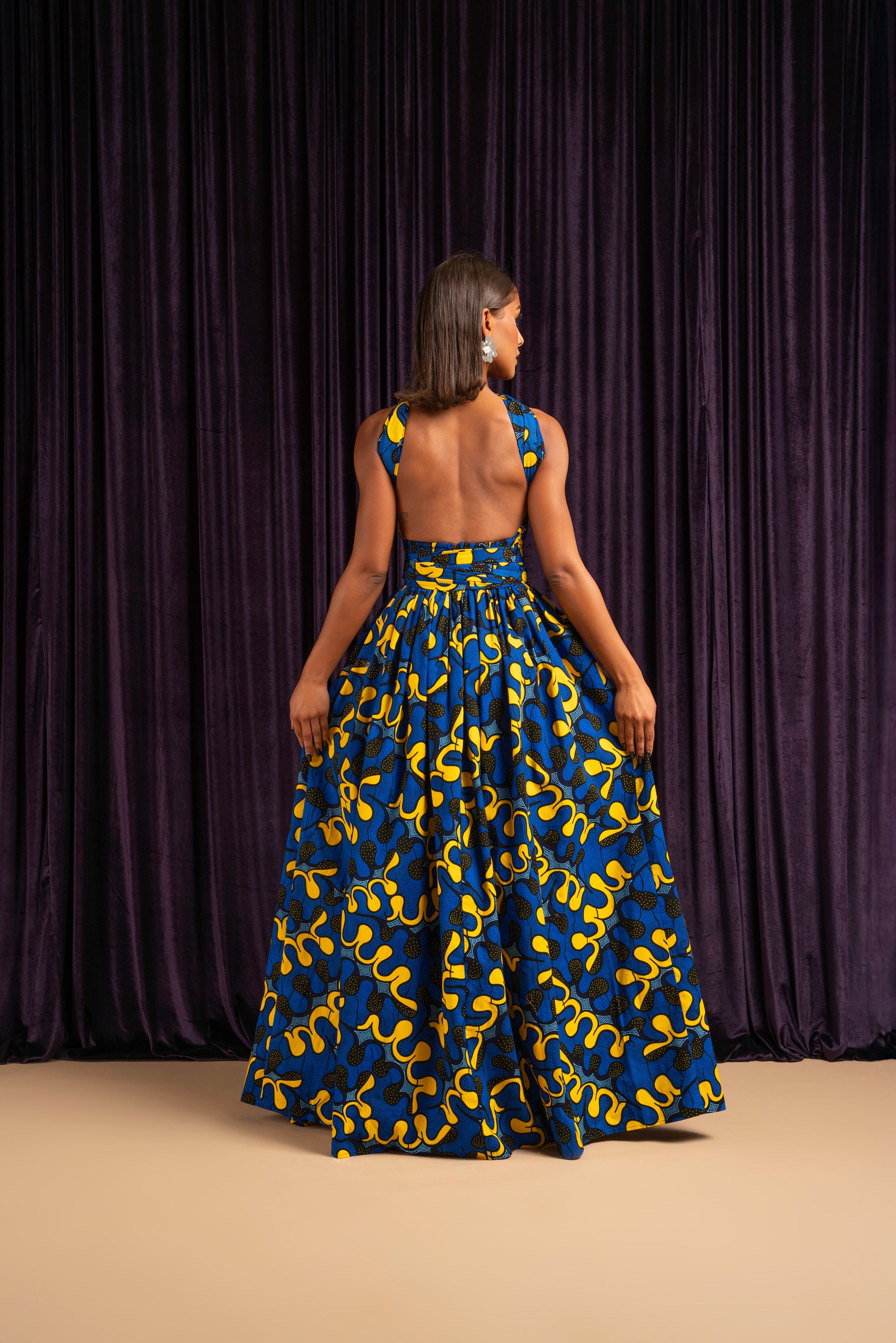 OPE African print Maxi Infinity dress