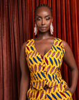 MOYIN African print WAISTCOAT