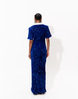 DAYA Sequin Maxi Dress in SAPPHIRE