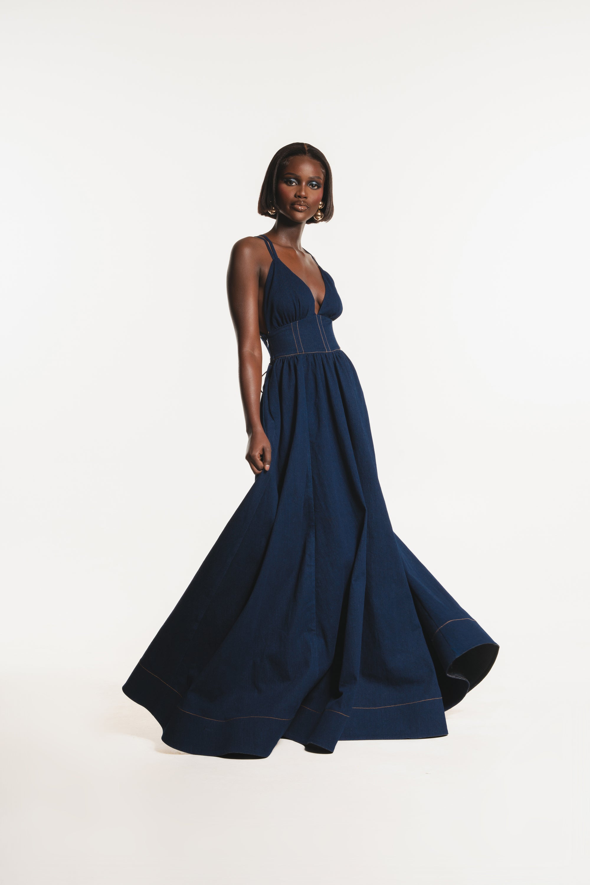 Denim ADELE Maxi Dress