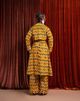 MOYIN African Print Trench Jacket