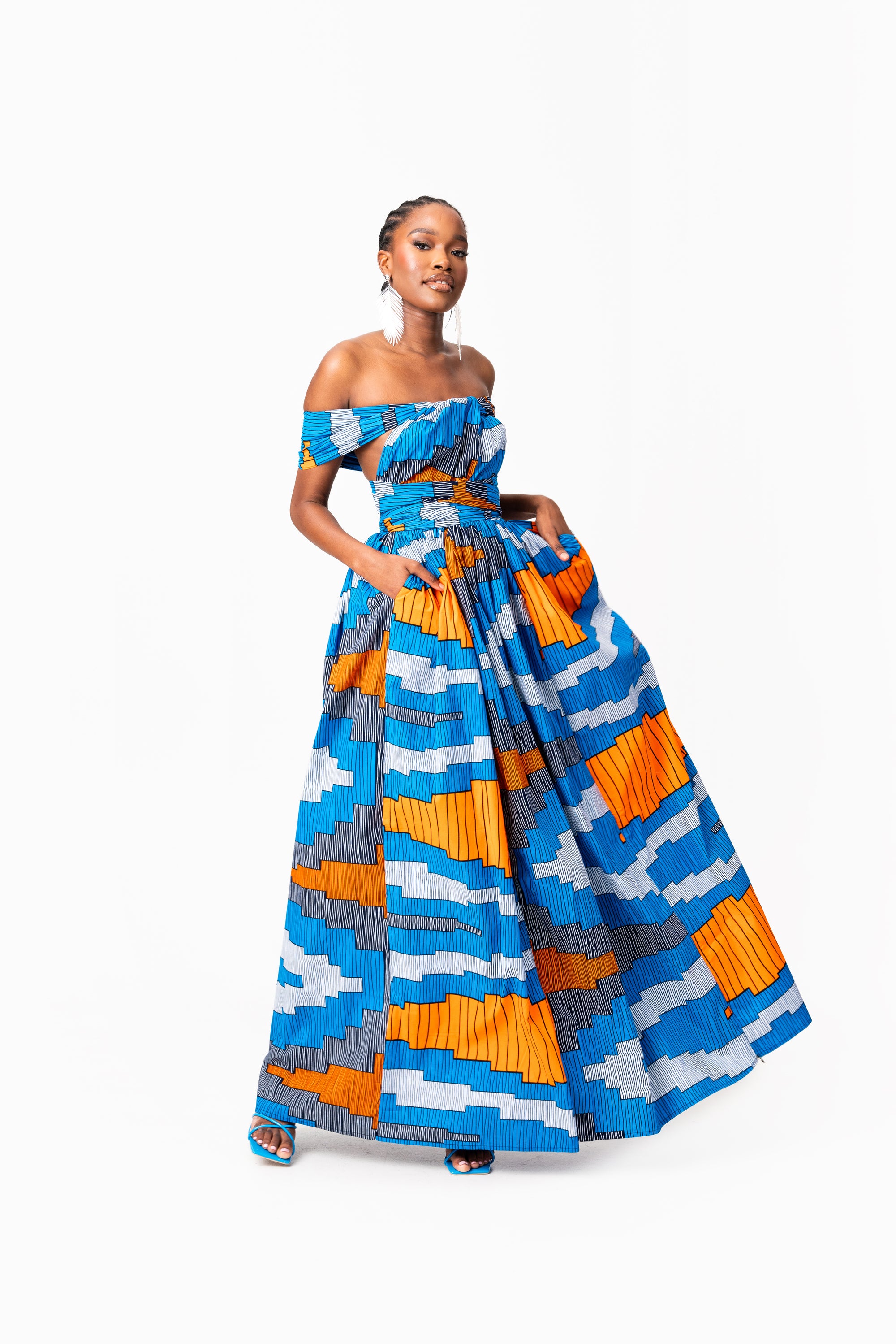 OYIN African print Maxi Infinity dress