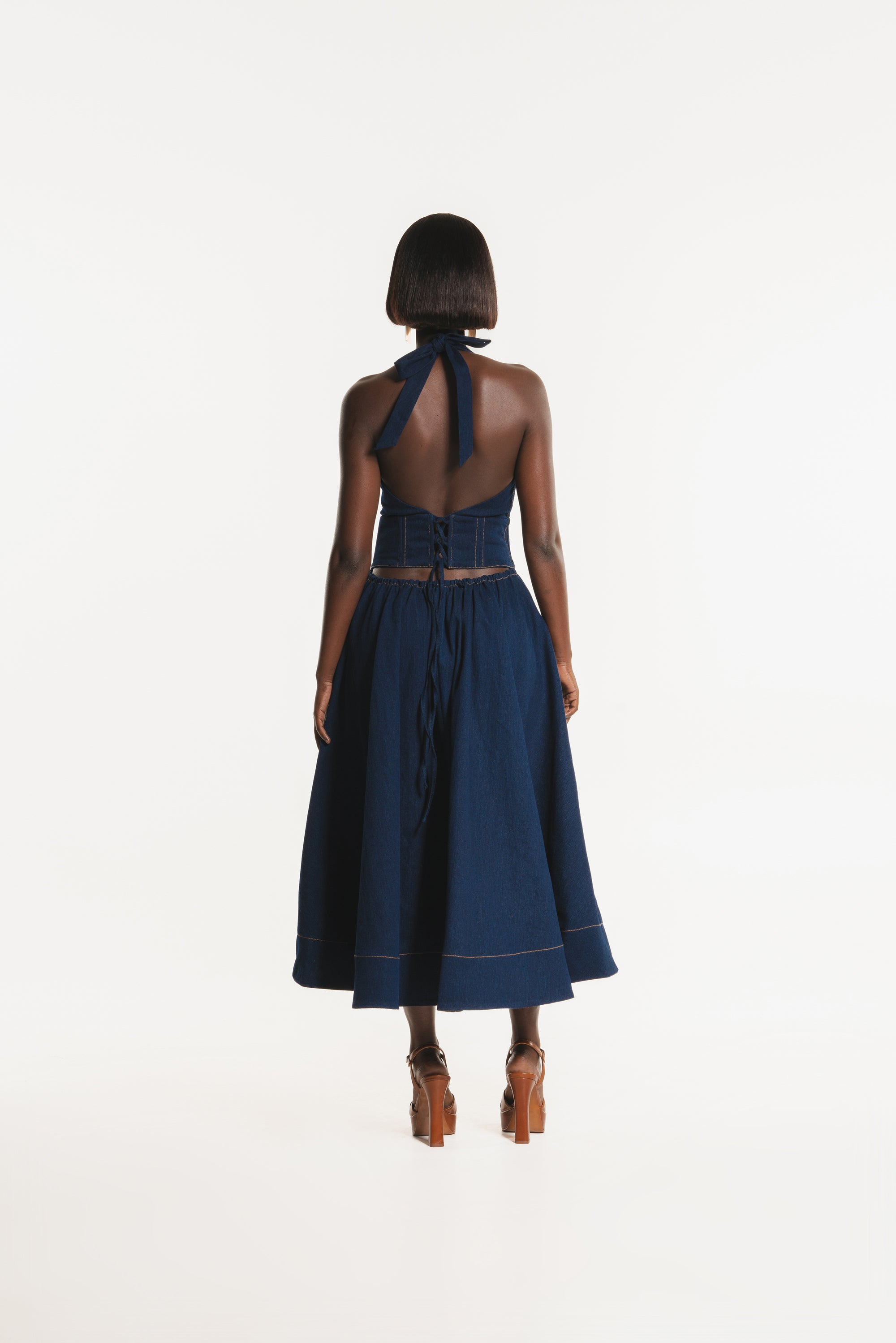 Denim DIANE Midi Dress