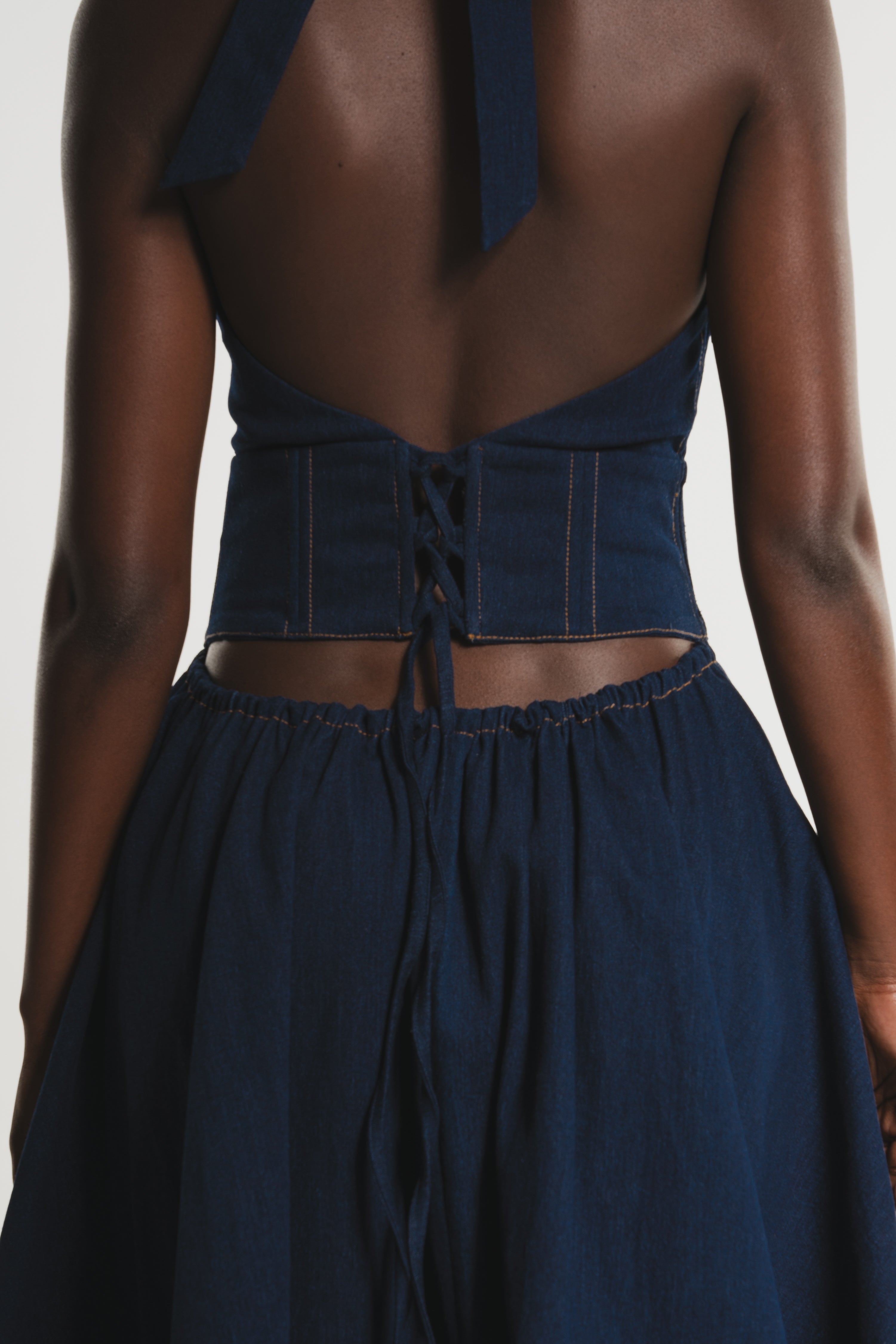 DIANE Denim Midi Dress