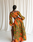 OYIN African Print Maxi Skirt