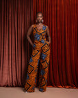 ZEZE African print WAISTCOAT