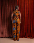 ZEZE African print WAISTCOAT