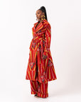 AFE African Print Trench Jacket