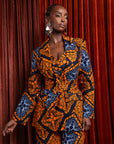 ZEZE African print BLAZER