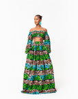 ADA African Print Maxi Skirt